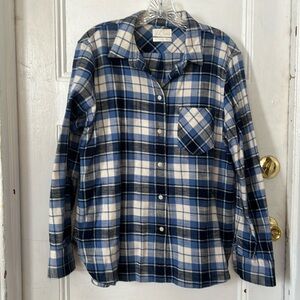 J. Crew cotton Plaid Flannel Shirt